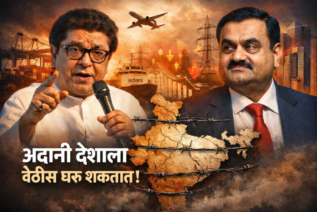 Raj Thackeray: अदानी देशाला वेठीस धरू शकतात | सतर्कतेचा इशारा