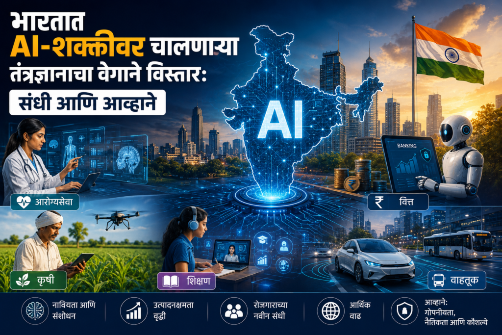 भारतातील AI तंत्रज्ञानाची वाढ